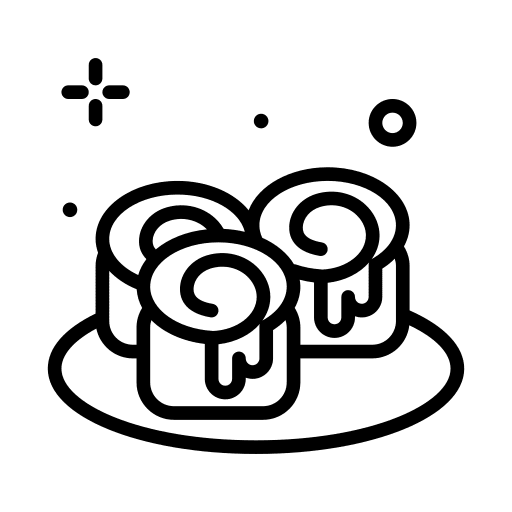 Rolls cake rolls food and restaurant icon Rolls cake rolls food and restaurant icon