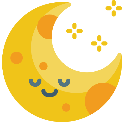 Crescent moon nature astronomy crescent moon icon