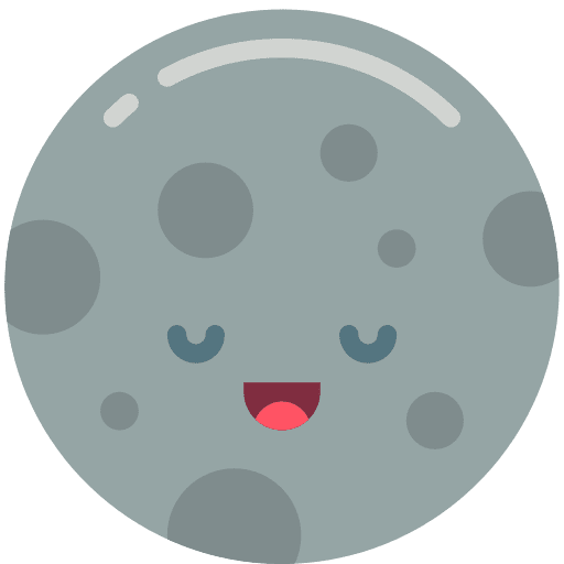 Full moon smiley moon phases stars icon Full moon smiley moon phases stars icon