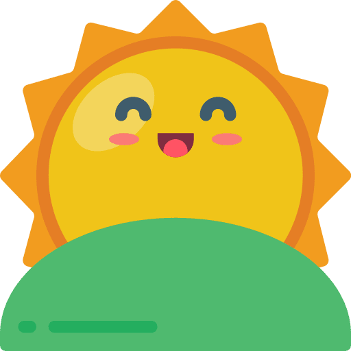 Sunrise mountains sunrise nature icon