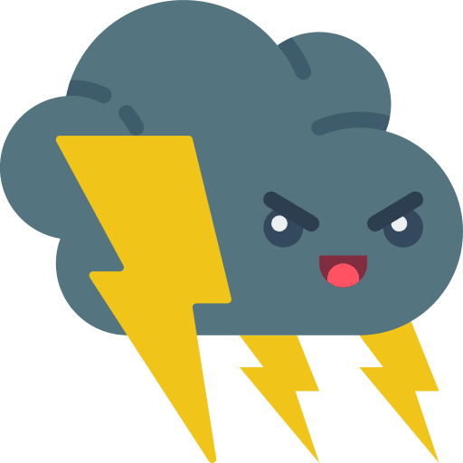 Thunderstorm bolt bolts weather icon