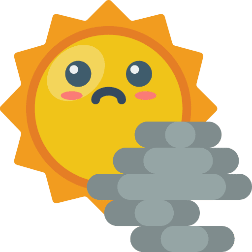 Fog sunny fog haze icon Fog sunny fog haze icon