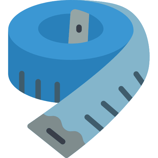 Tape measure tape measure measure measuring tape icon