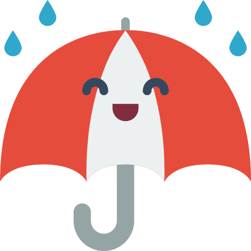 Umbrella signaling protection weather icon Umbrella signaling protection weather icon