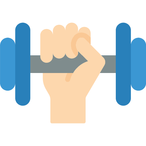 Weightlifting weights fitness sports icon