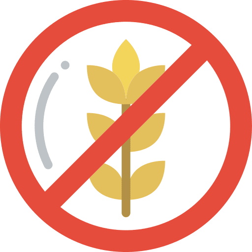 Wheat time and date gluten free schedule icon