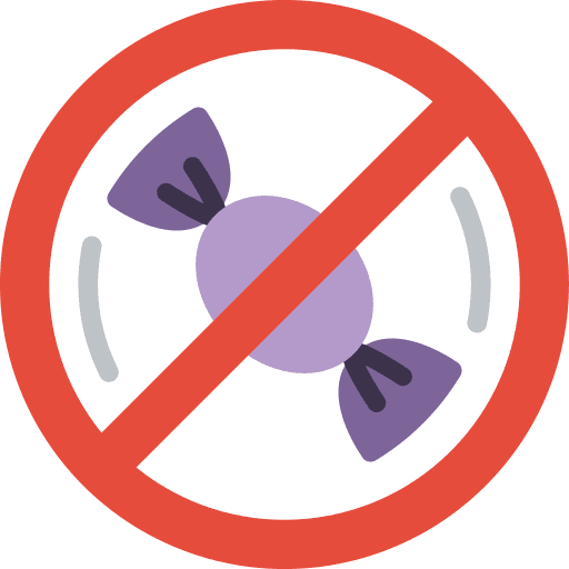 Candy sweet dessert chocolate icon