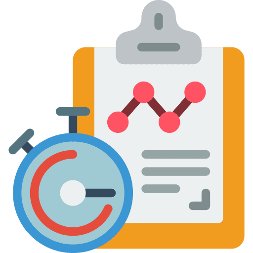 Routine healthcare and medical checklist routine icon