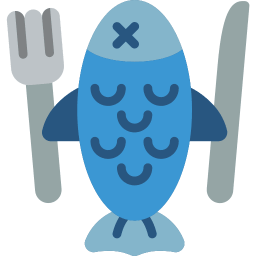 Fish fish meal seafood icon