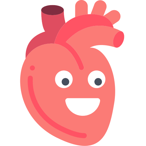 Heart healthy heart strong health icon