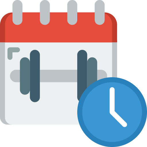 Training training healthcare and medical schedule icon