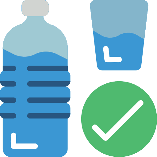 Water drink bottle water bottle icon