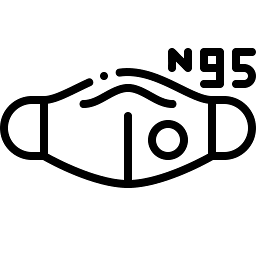 Mask coronavirus mascara infection icon Mask coronavirus mascara infection icon