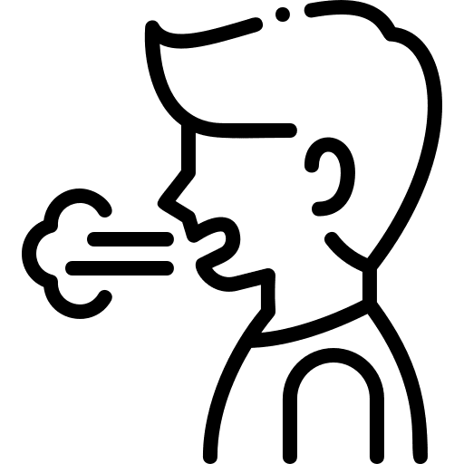 Sneeze infection healthcare and medical spread icon