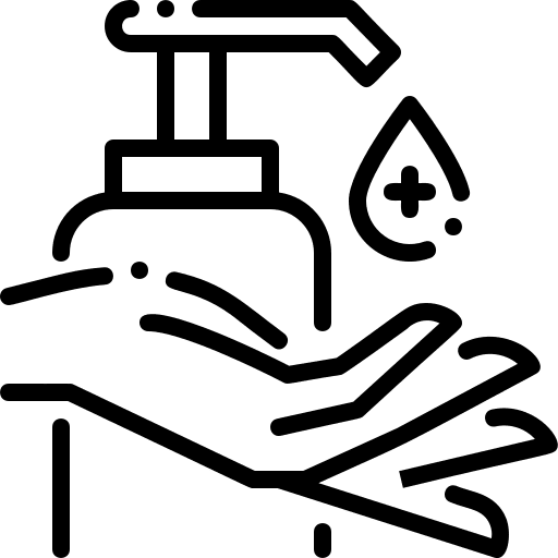 Alcohol cleaning cream spread icon Alcohol cleaning cream spread icon