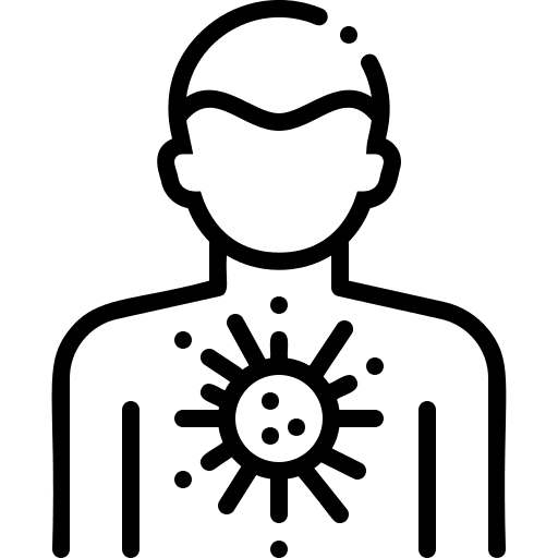 Person covid 19 healthcare and medical virus icon Person covid 19 healthcare and medical virus icon