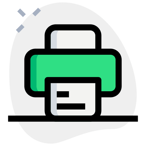 Printer printer professions and jobs interface icon