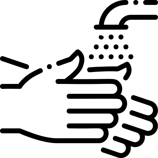 Washing virus water spread icon Washing virus water spread icon