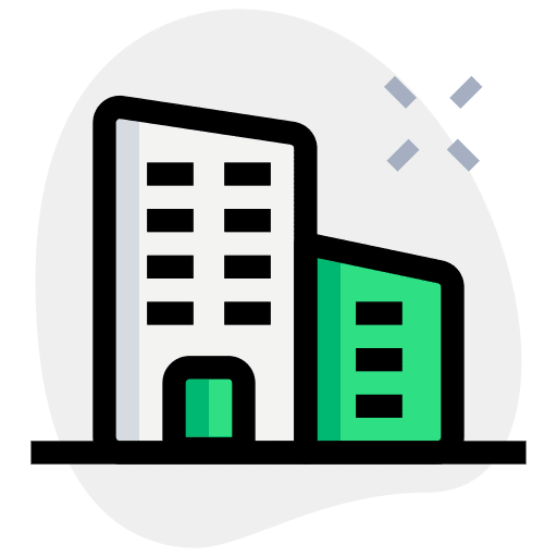 Business and trade business and trade buildings enterprise icon