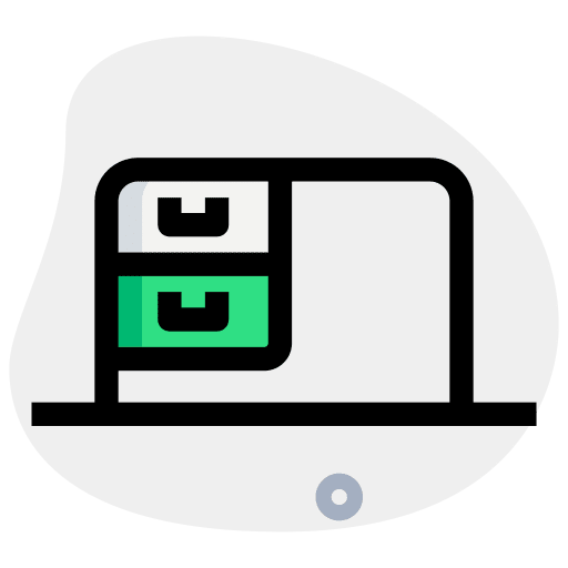 Desk workplace work table desk icon