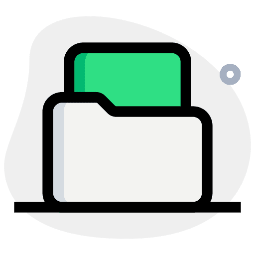 File office material storage data storage icon