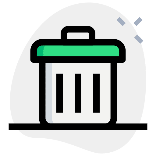 Trash can trash can can bin icon