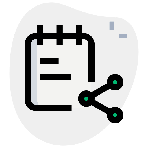 Share interface schedule share icon