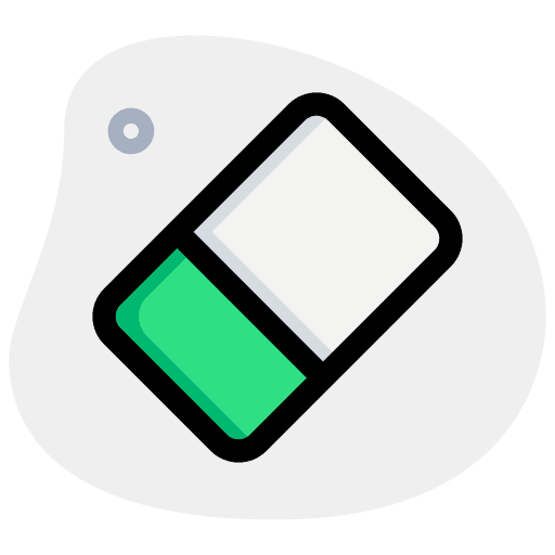 Eraser edit tools education eraser icon