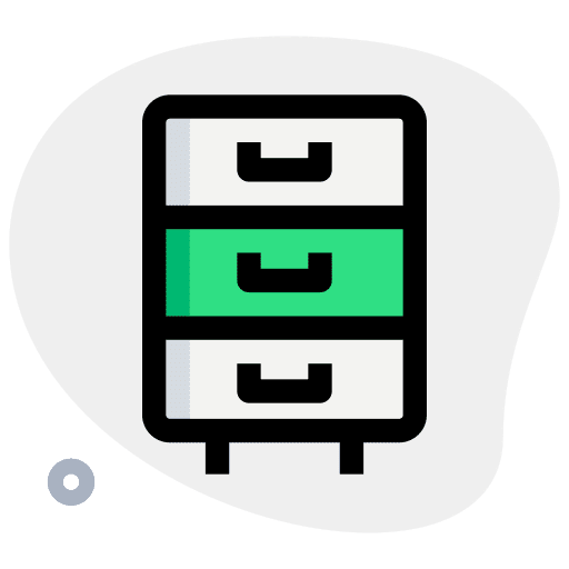 File cabinet document professions and jobs file cabinet icon