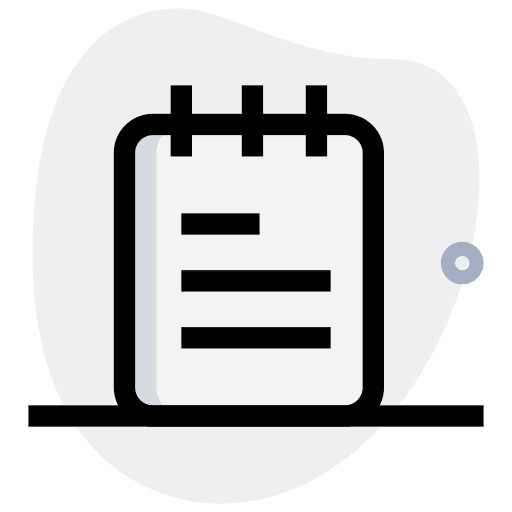 Notes professions and jobs design calendar icon