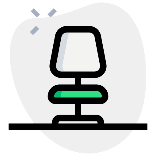 Office chair desk professions and jobs office icon
