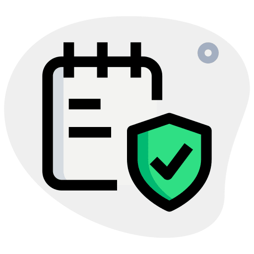 Secure date secure design icon