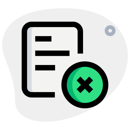 Remove time and date calendar remove icon