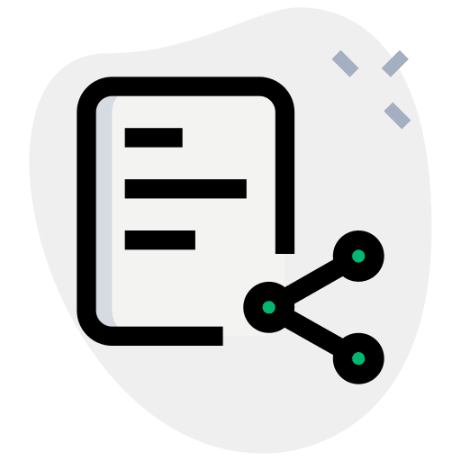 Share binder share organization icon