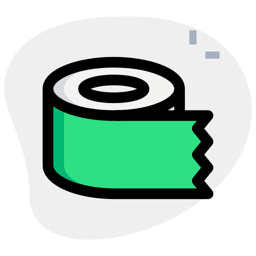 Tissue roll soft bathroom tissue roll icon