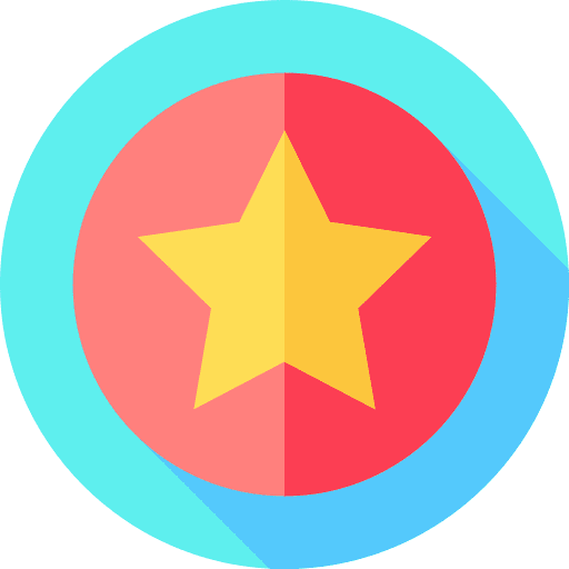 Favourite rating education interface icon Favourite rating education interface icon