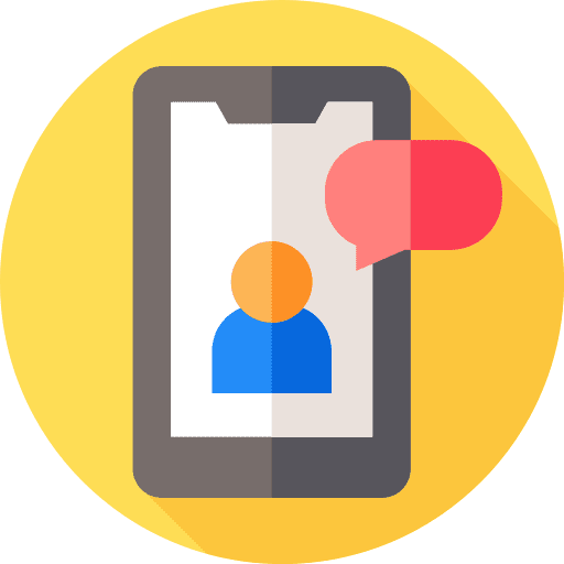 Smartphone electronics messaging education icon Smartphone electronics messaging education icon