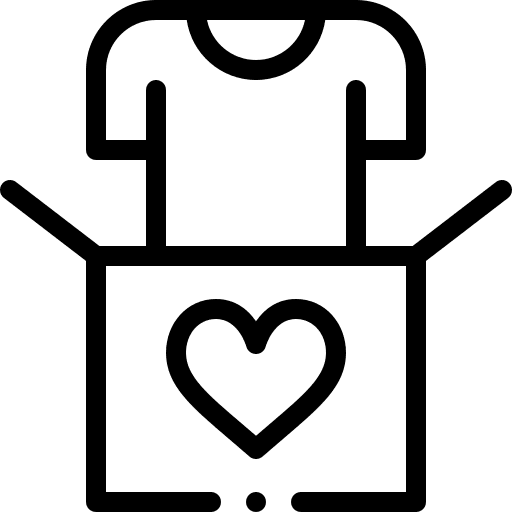 Clothes donation tshirt clothes donation box icon Clothes donation tshirt clothes donation box icon