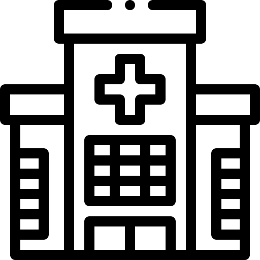 Hospital buildings architectonic health clinic icon Hospital buildings architectonic health clinic icon