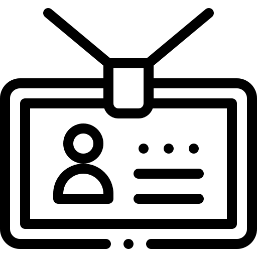 Id card user pass id card icon Id card user pass id card icon