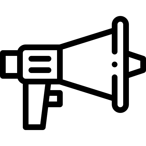 Marketing propaganda megaphone loud icon Marketing propaganda megaphone loud icon