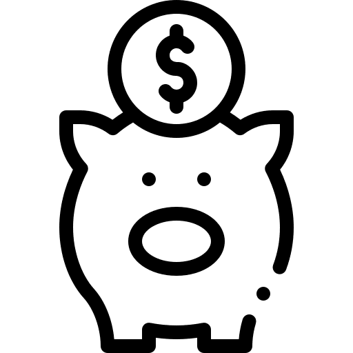 Savings money business and finance save money icon Savings money business and finance save money icon