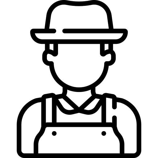 Farmer job man avatar icon