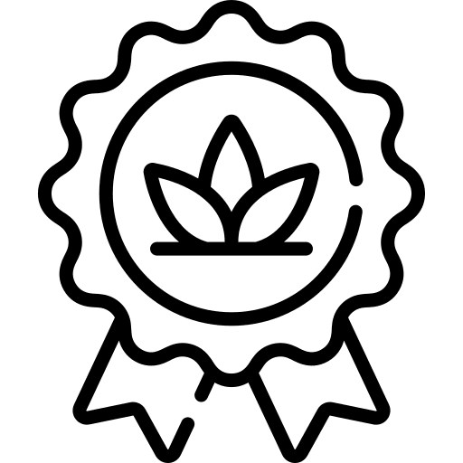 Organic farming and gardening vegan food and restaurant icon