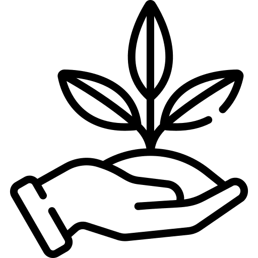 Planting farming and gardening environment protection plant icon