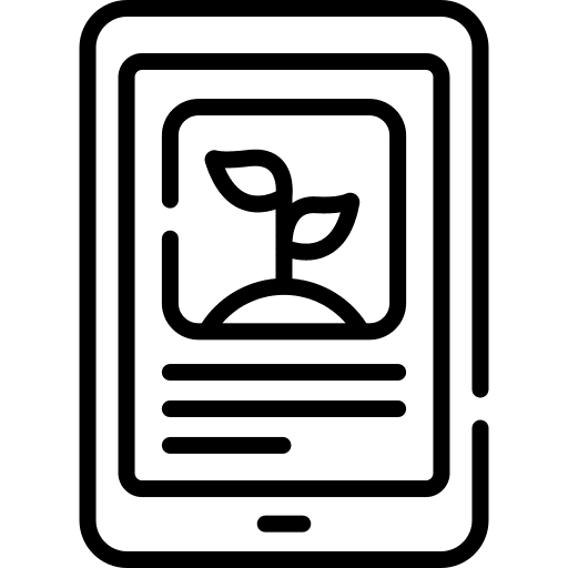 App farming and gardening app smartphone icon App farming and gardening app smartphone icon