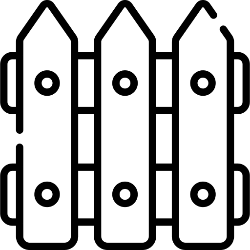 Fence security wooden fence icon Fence security wooden fence icon