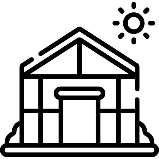 Greenhouse sun sprout leaf icon Greenhouse sun sprout leaf icon