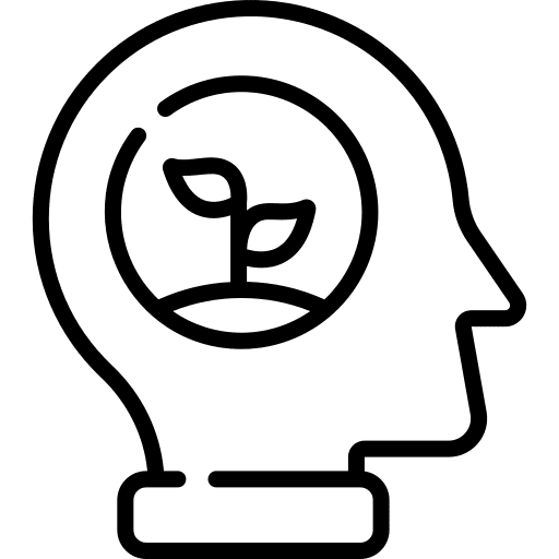 Think green ecology and environment mind eco icon Think green ecology and environment mind eco icon