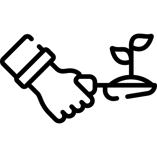 Planting farming and gardening farm sprout icon Planting farming and gardening farm sprout icon